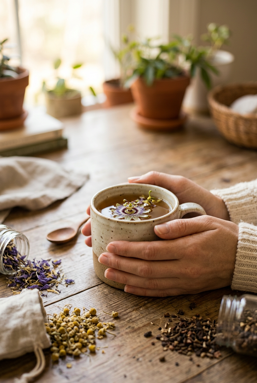 DIY Herbal Sleep Tonic: A Gentle Remedy for Restful Nights botanical guide image